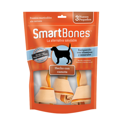 SmartBones Huesos Camote Chico (3 piezas)