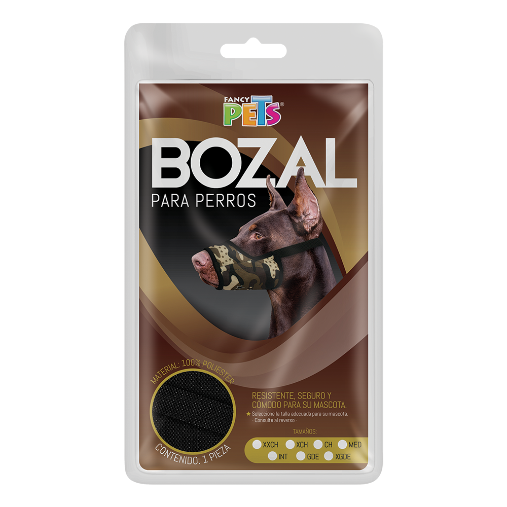 BOZAL C/FORRO DE MALLA FANCYPETS