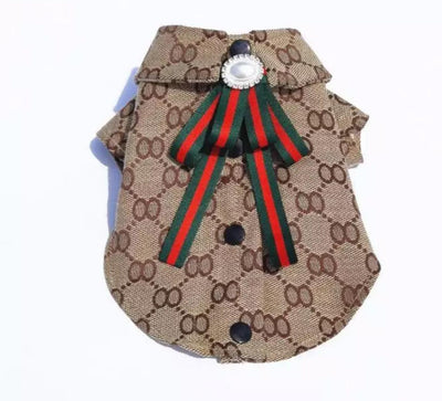 Paw Pets- Playera Gucci café