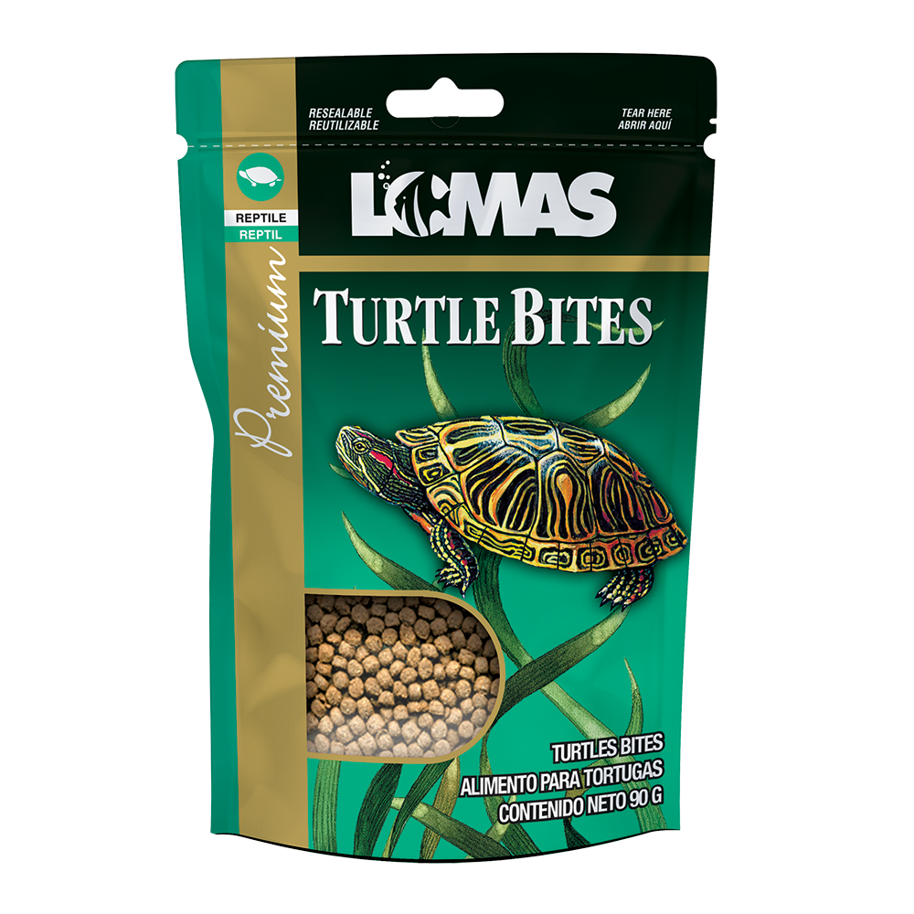 TURTLE BITES 90 G - 1.5 KG LOMAS