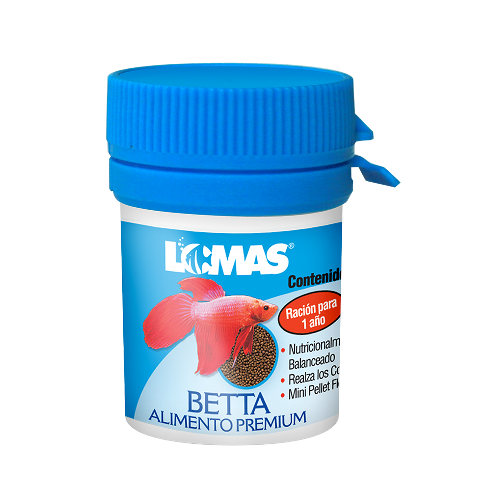 ALIMENTO PREMIUM BETTA 8 G - 20 G LOMAS