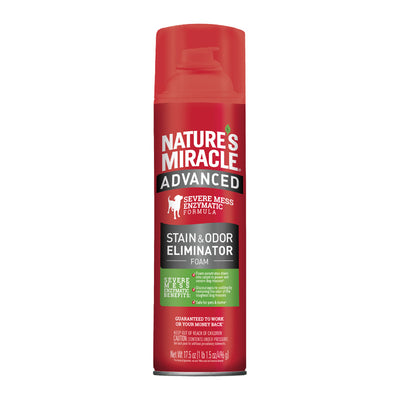 Nature's Miracle Espuma Eliminadora De Olores Dificiles 17.5 Oz